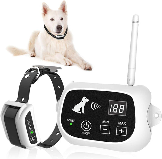 Advanced Wireless Dog Containment System with IP65 Waterproof Training Collar Receiver